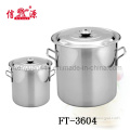 Stainless Steel Soup Bucket with Double Handle (FT-3604)